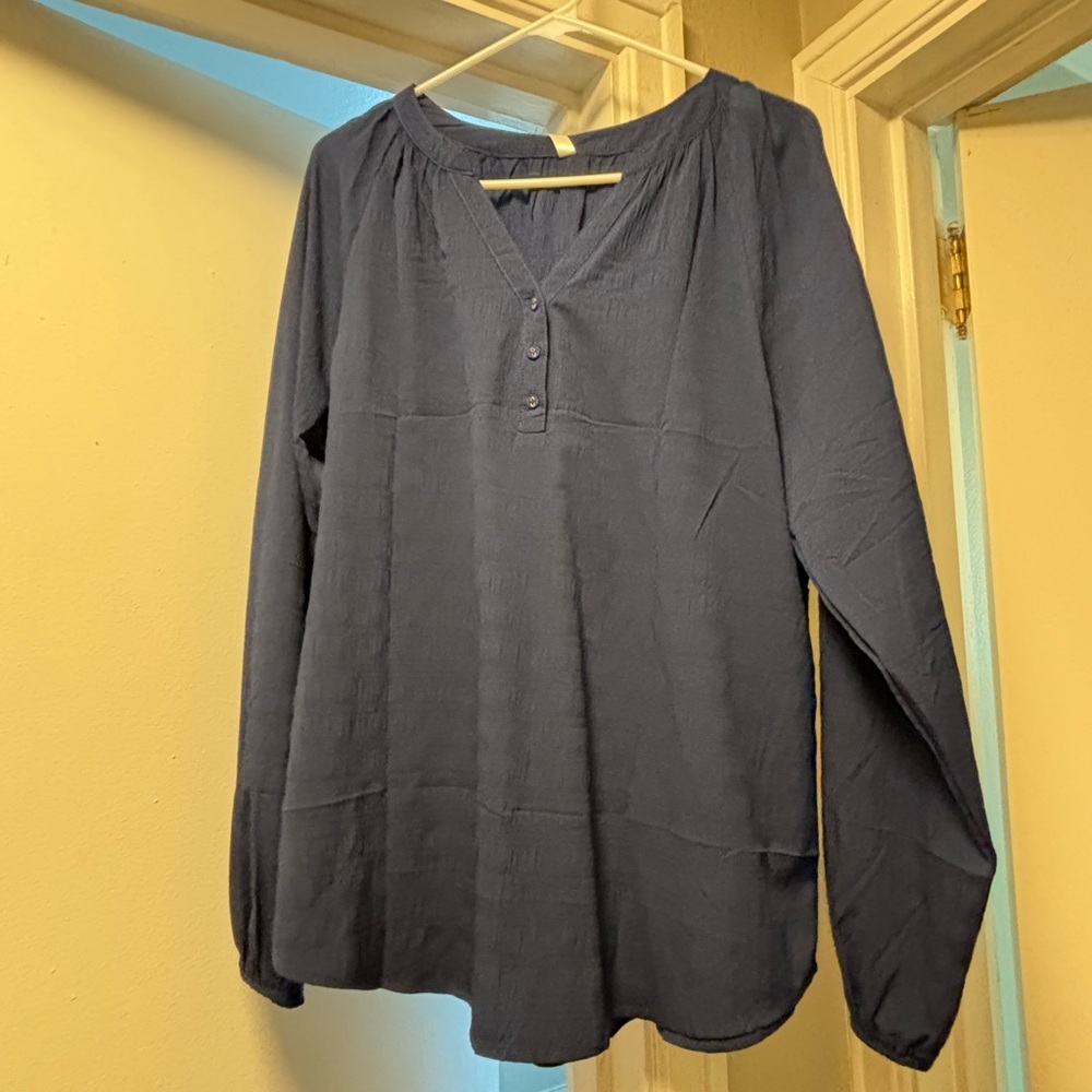 Women's Navy Blouse